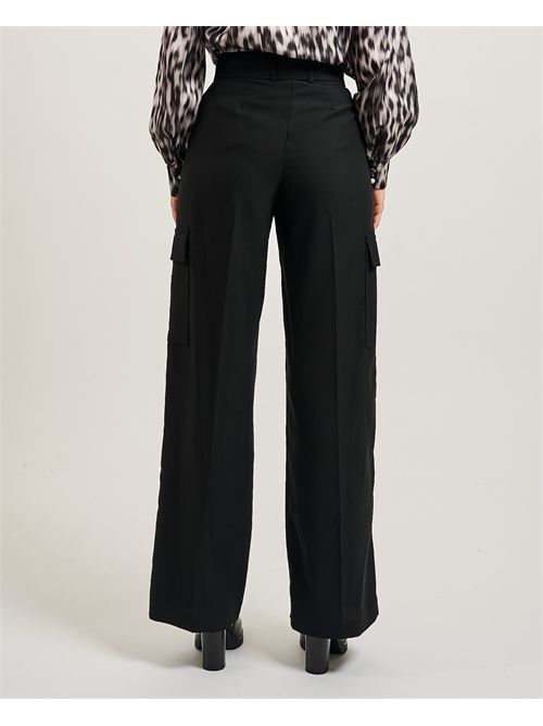 Silvian Heach women's cargo pants with knotted belt SILVIAN HEACH | GPA25533PABLACK